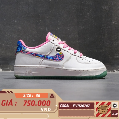 NIKE AIR FORCE 1 LOW '07 ALL-STAR (2023) (GS) DZ4883 100 SIZE 36 GIÀY 2HAND CHÍNH HÃNG PVN20707