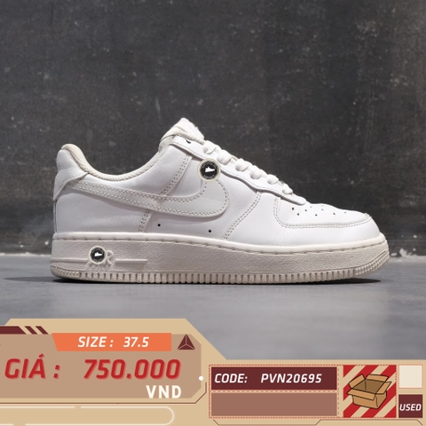 NIKE AIR FORCE 1 '07 LOW WHITE DD8959 100 SIZE 37.5 GIÀY 2HAND CHÍNH HÃNG PVN20695