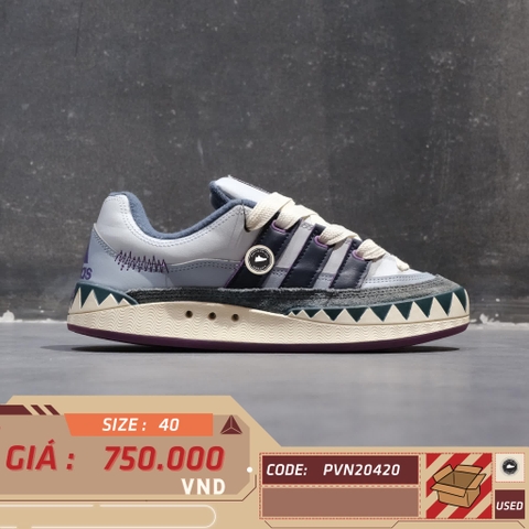 ADIDAS ADIMATIC HALLOWEEN GREY IE3917 SIZE 40 GIÀY 2HAND CHÍNH HÃNG PVN20420