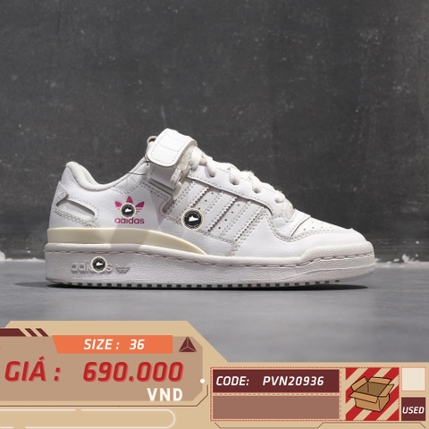 Giày Adidas Forum Low 'Cloud White Shock Pink' (Women's) G58001 SIZE 36 GIÀY 2HAND CHÍNH HÃNG PVN20936