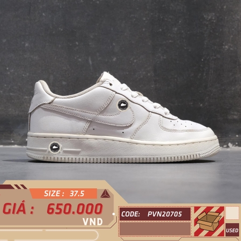 Nike Air Force 1 Low GS 'White' 314192 117 SIZE 37.5 GIÀY 2HAND CHÍNH HÃNG PVN20705