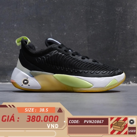 Nike Air Jordan Luka 1 GS 'Black Lime Glow' DQ6513 003 SIZE 38.5 GIÀY 2HAND CHÍNH HÃNG PVN20867
