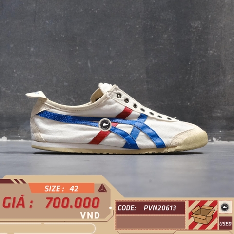 ONITSUKA TIGER MEXICO 66 SLIP-ON D3K0N SIZE 42 GIÀY 2HAND CHÍNH HÃNG PVN20613