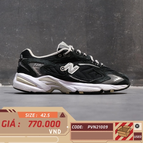 NEW BALANCE 725 BLACK ML725R SIZE 42.5 GIÀY 2HAND CHÍNH HÃNG PVN21009
