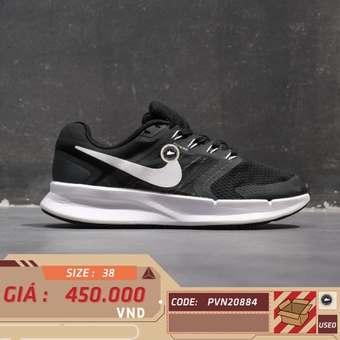 NIKE WMNS RUN SWIFT 3 'BLACK WHITE' DR2698 002 SIZE 38 GIÀY 2HAND CHÍNH HÃNG PVN20884