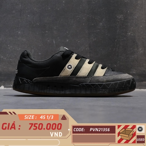 Adidas Adimatic 'Black Carbon' ID3938 SIZE 45 1/3 GIÀY 2HAND CHÍNH HÃNG PVN21356
