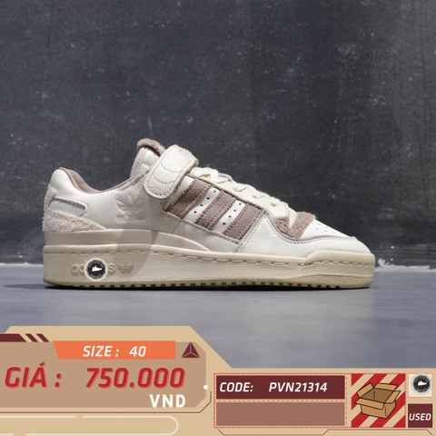 Adidas Forum Low Fleece Halo Ivory GY4126 SIZE 40 GIÀY 2HAND CHÍNH HÃNG PVN21314