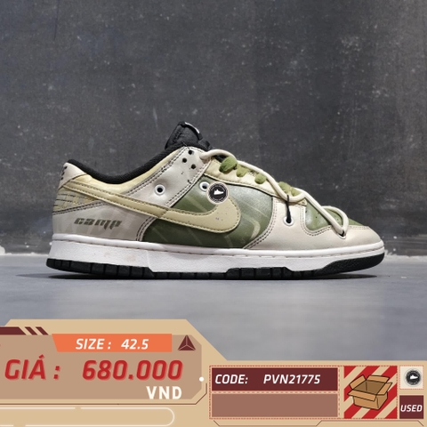 NIKE DUNK LOW PANDA PRANK SHOES SIZE 42.5 GIÀY 2HAND CHÍNH HÃNG PVN21775