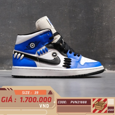 JORDAN 1 MID SISTERHOOD CV0152 401 SIZE 39 GIÀY 2HAND CHÍNH HÃNG PVN21888