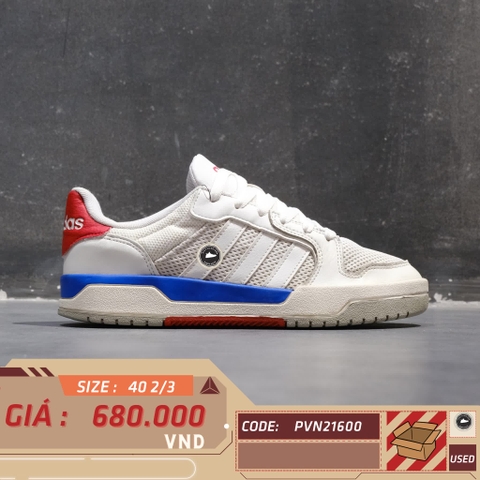ADIDAS ENTRAP SKATE SHOES 'WHITE RED BLUE' FX3978 SIZE 40 2/3 GIÀY 2HAND CHÍNH HÃNG PVN21600