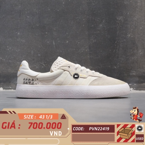 ADIDAS 3MC 'CRYSTAL WHITE' EG2763 SIZE 43 1/3 GIÀY 2HAND CHÍNH HÃNG PVN22419