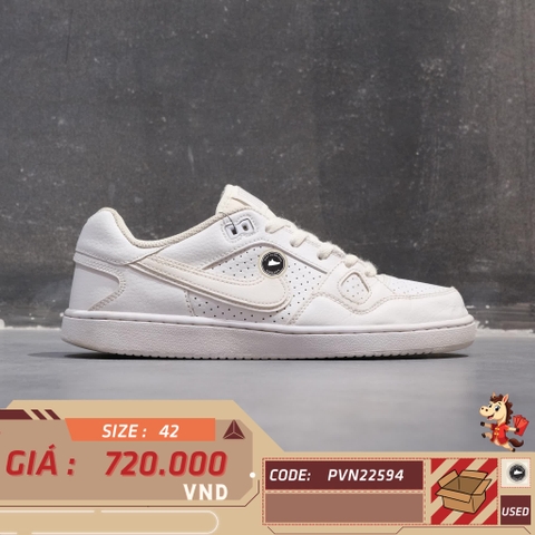 🔥 NIKE SON OF FORCE LOW – WHITE/BLACK – SIZE 42 – PVN22594 – CHÍNH HÃNG