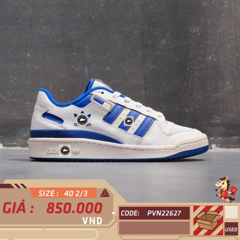 🔥 Adidas Forum Low 'White Royal Blue' – SIZE 41 1/3 – PVN22668 – CHÍNH HÃNG
