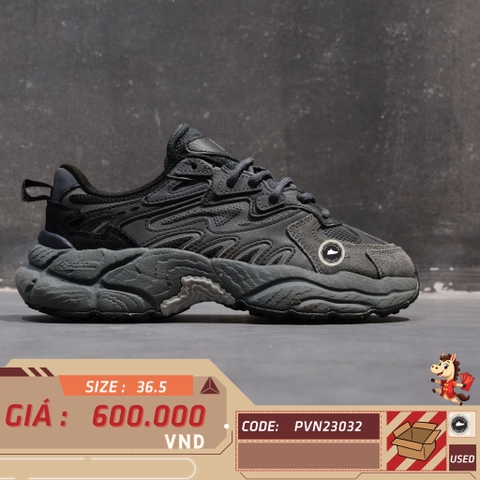 🔥 Fila Fern Sneakers Black Green – SIZE 36.5 – PVN23032 – CHÍNH HÃNG