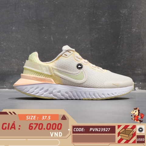 🔥 NIKE LEGEND REACT 3 ‘BARELY VOLT’ – SIZE 37.5 – PVN23927 – CHÍNH HÃNG