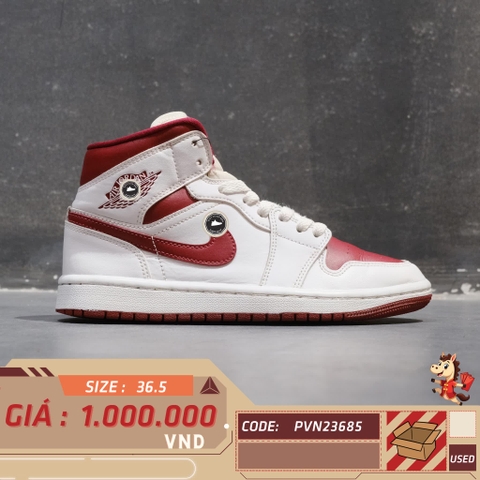 🔥 NIKE AIR JORDAN 1 MID “REVERSE CHICAGO” – SIZE 36.5 – PVN23685 – CHÍNH HÃNG