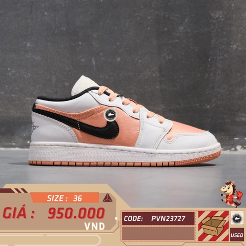 🔥 NIKE AIR JORDAN 1 LOW “LIGHT MADDER ROOT” – SIZE 36 – PVN23727 – CHÍNH HÃNG