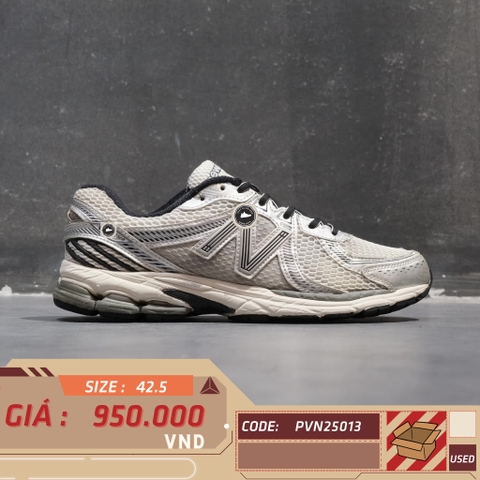 🔥 NEW BALANCE 860V2 OPTIC WHITE ML860GB2 – SIZE 42.5 – PVN25013 – CHÍNH HÃNG