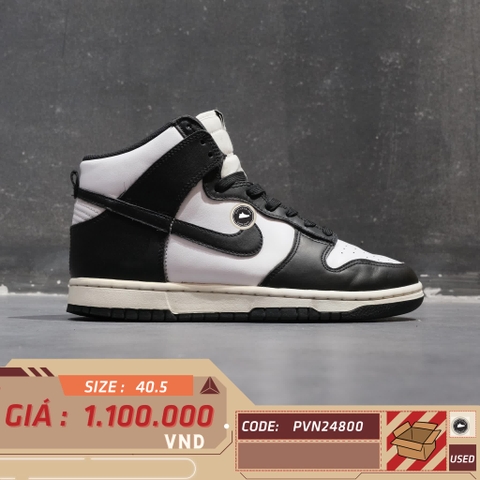 🔥 NIKE DUNK HIGH ‘BLACK WHITE (PANDA)’ – SIZE 40.5 – PVN24800 – CHÍNH HÃNG