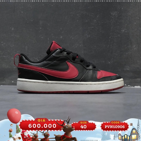 2hand Giày Nike Court Borough Low 2 GS 'Bred' BQ5448 SIZE 40 PVN10906