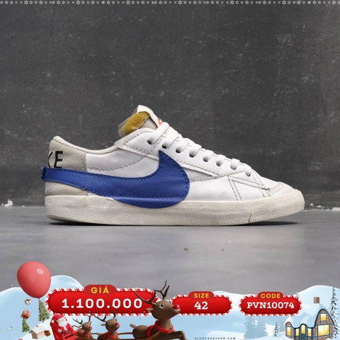 2hand Giày Nike Blazer Low 77 Jumbo White Old Royal DQ8768 100 SIZE 42 PVN10074