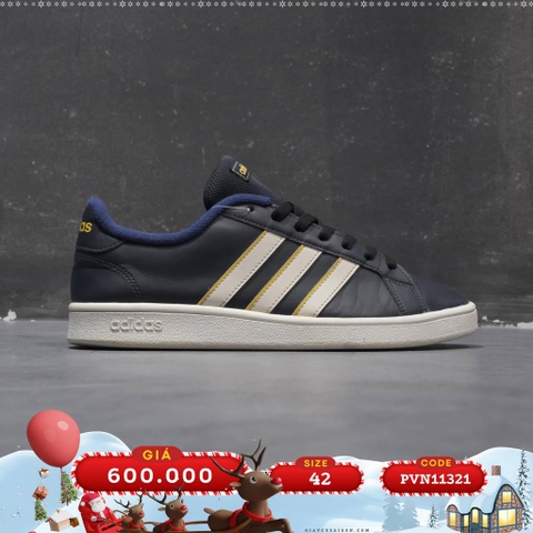 2hand giày adidas neo Grand Court Base Blue EG5941 size42  PVN11321