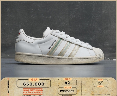 Giày 2hand adidas Superstar Interchangeable Stripes FZ1950 - 5859