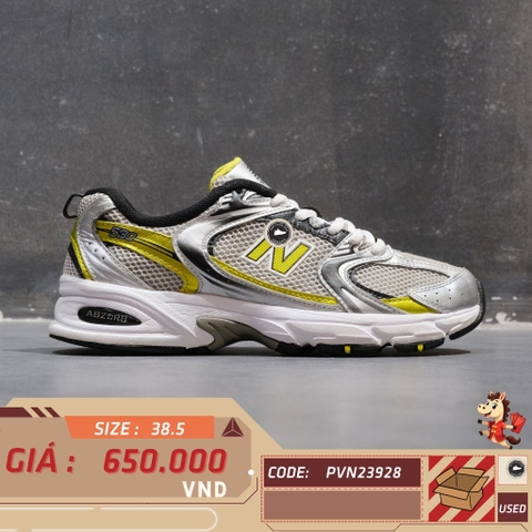 🔥 NEW BALANCE 530 “SILVER YELLOW” – SIZE 38.5 – PVN23928 – CHÍNH HÃNG