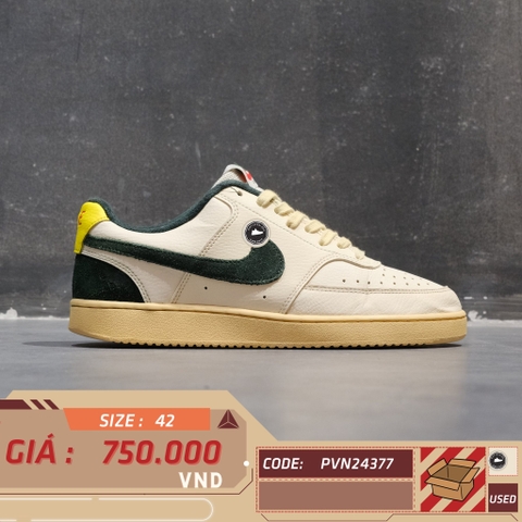 Nike Court Vision Low 'Sail Pro Green' - FD0320-133 - Size 42 - GIÀY 2HAND CHÍNH HÃNG PVN24377