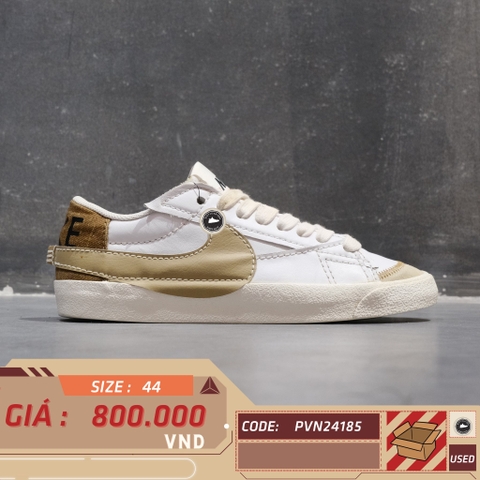 Nike Blazer Low '77 Jumbo White Khaki - DZ2772 121 - Size 44 - GIÀY 2HAND CHÍNH HÃNG PVN24185