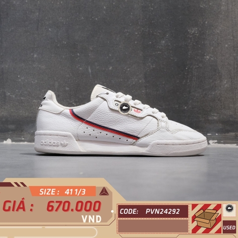 Adidas Continental 80 - G27706 - Size 41 1/3 - GIÀY 2HAND CHÍNH HÃNG PVN24292
