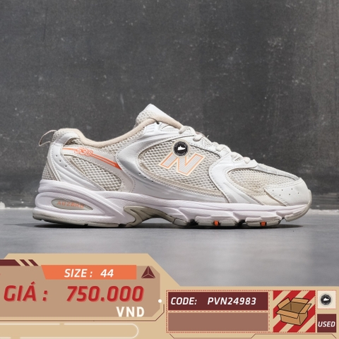 New Balance 530 White Silver Retro Orange - MR530AC - Size 44 - GIÀY 2HAND CHÍNH HÃNG PVN24983