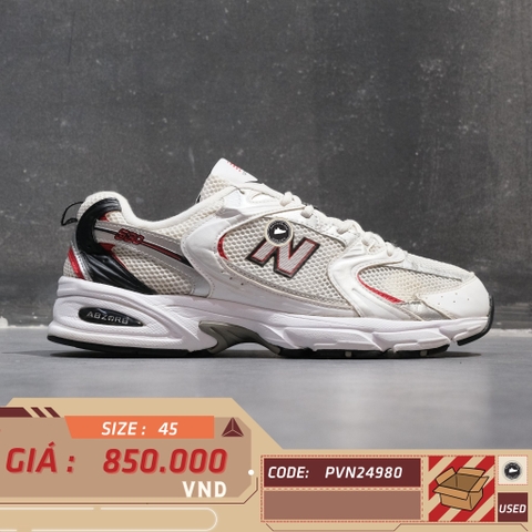 New Balance 530 White Silver Red - MR530SA - Size 45 - GIÀY 2HAND CHÍNH HÃNG PVN24980