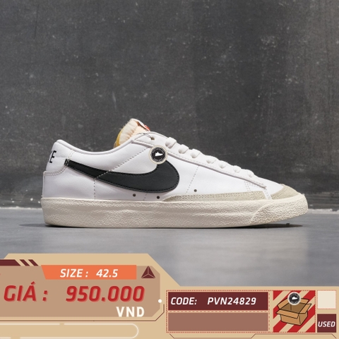 Nike Blazer Low '77 Vintage - DA6364 101 - Size 42.5 - GIÀY 2HAND CHÍNH HÃNG PVN24829