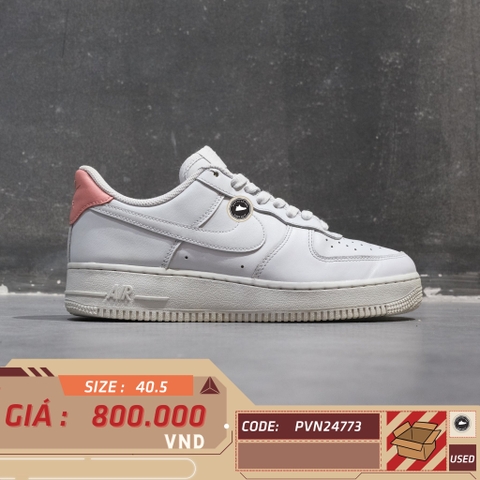 Nike Air Force 1 '07 Platinum Stardust Red - HF0729 001 - Size 40.5 - GIÀY 2HAND CHÍNH HÃNG PVN24773
