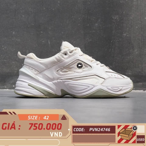 Nike M2K Tekno White Pure Platinum - AV4789 101 - Size 42 - GIÀY 2HAND CHÍNH HÃNG PVN24746