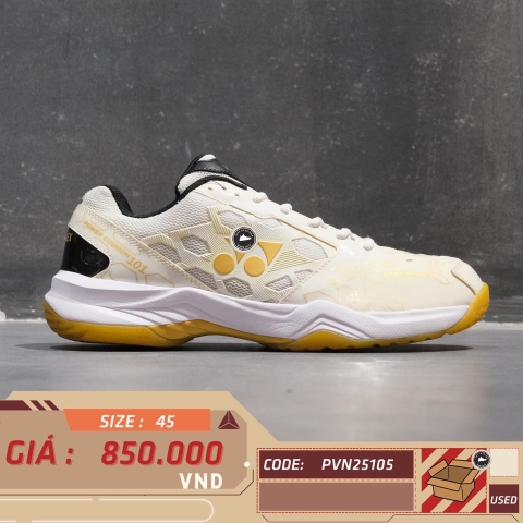 Yonex Power Cushion 101 White Gold - SHB-101CR - Size 45 - GIÀY 2HAND CHÍNH HÃNG PVN25105