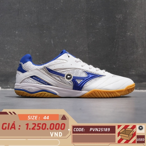 Mizuno Wave Drive 8 White Blue - 81GA170501 - PVN25189 - Size 44 - GIÀY 2HAND CHÍNH HÃNG PVN