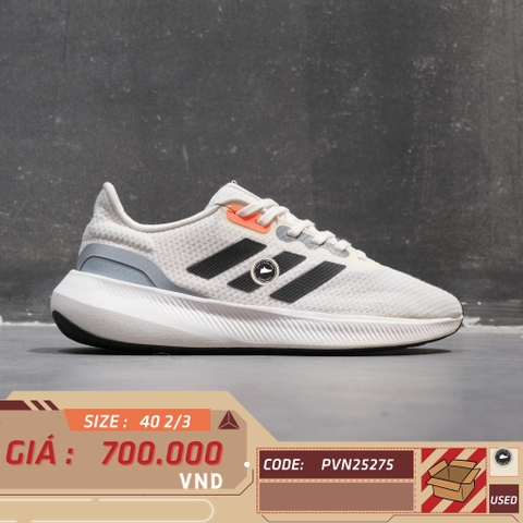 Giày Pickleball, Chạy Bộ Adidas Runfalcon 3.0 Cloud White Core Black - HP7547 - Size 40 2/3 - GIÀY 2HAND CHÍNH HÃNG PVN25275