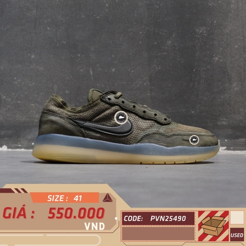 Nike SB Nyjah Free 2 Light Army - BV2078-300 - Size 41 - GIÀY 2HAND CHÍNH HÃNG PVN25490