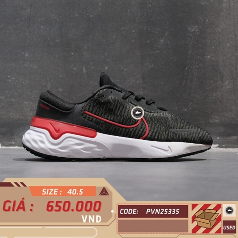 Nike Renew Ride 2 Black University Red - CU3507-003 - Size 40.5 - GIÀY 2HAND CHÍNH HÃNG PVN25335