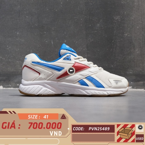Reebok Royal Turbo Impulse White Primal Red Humble Blue - EG9407 - Size 41 - GIÀY 2HAND CHÍNH HÃNG PVN25489