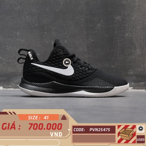 Nike LeBron Witness 4 Black White - BV7427-001 - Size 41 - GIÀY 2HAND CHÍNH HÃNG PVN25475