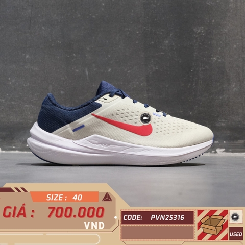 Nike Air Zoom Winflo 10 Sea Glass University Red - DV4022-006 - Size 40 - GIÀY 2HAND CHÍNH HÃNG PVN25316