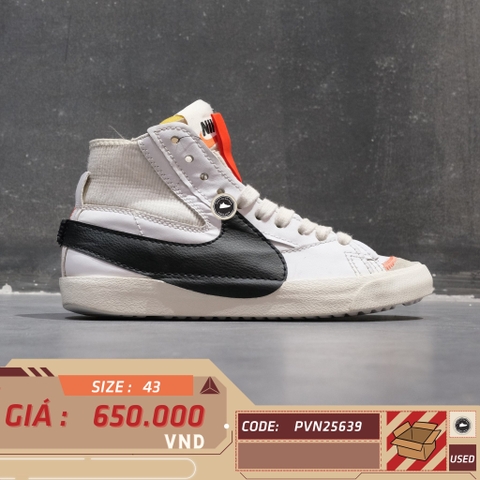 Nike Blazer Mid '77 Jumbo 'White Black' - DD3111-100 - Size 43 - GIÀY 2HAND CHÍNH HÃNG PVN25639
