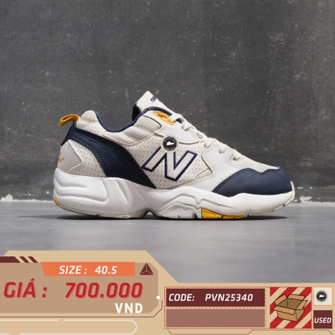 New Balance 708 White Navy Yellow - WX708WP - Size 40.5 - GIÀY 2HAND CHÍNH HÃNG PVN25340