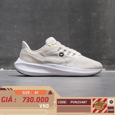 Nike Air Zoom Pegasus 39 'White Grey Fog' - DH4071-100 - Size 41 - GIÀY 2HAND CHÍNH HÃNG PVN25487