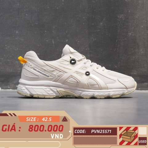 Asics Gel-Venture 6 Cream White - 1203A297 - Size 42.5 - GIÀY 2HAND CHÍNH HÃNG PVN25571
