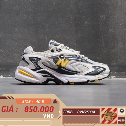 New Balance 725 White Navy Yellow - ML725A - Size 40.5 - GIÀY 2HAND CHÍNH HÃNG PVN25334