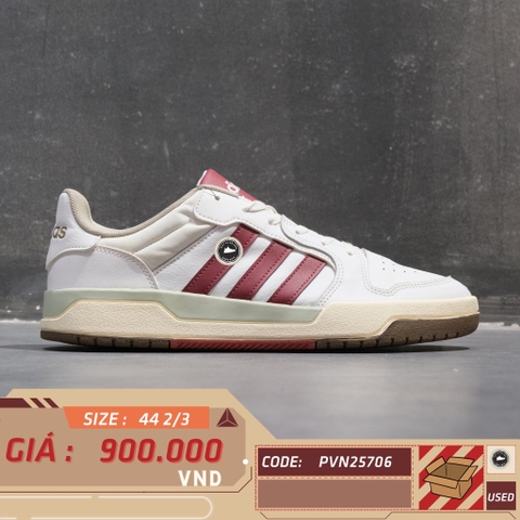 adidas Entrap White Burgundy Gum - JQ3926 - Size 44 2/3 - GIÀY 2HAND CHÍNH HÃNG PVN25706